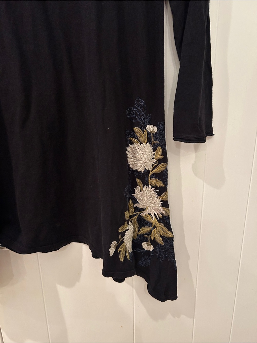 Johnny Was Embroidered Floral Long Sleeve Dress - Picture 3 of 7